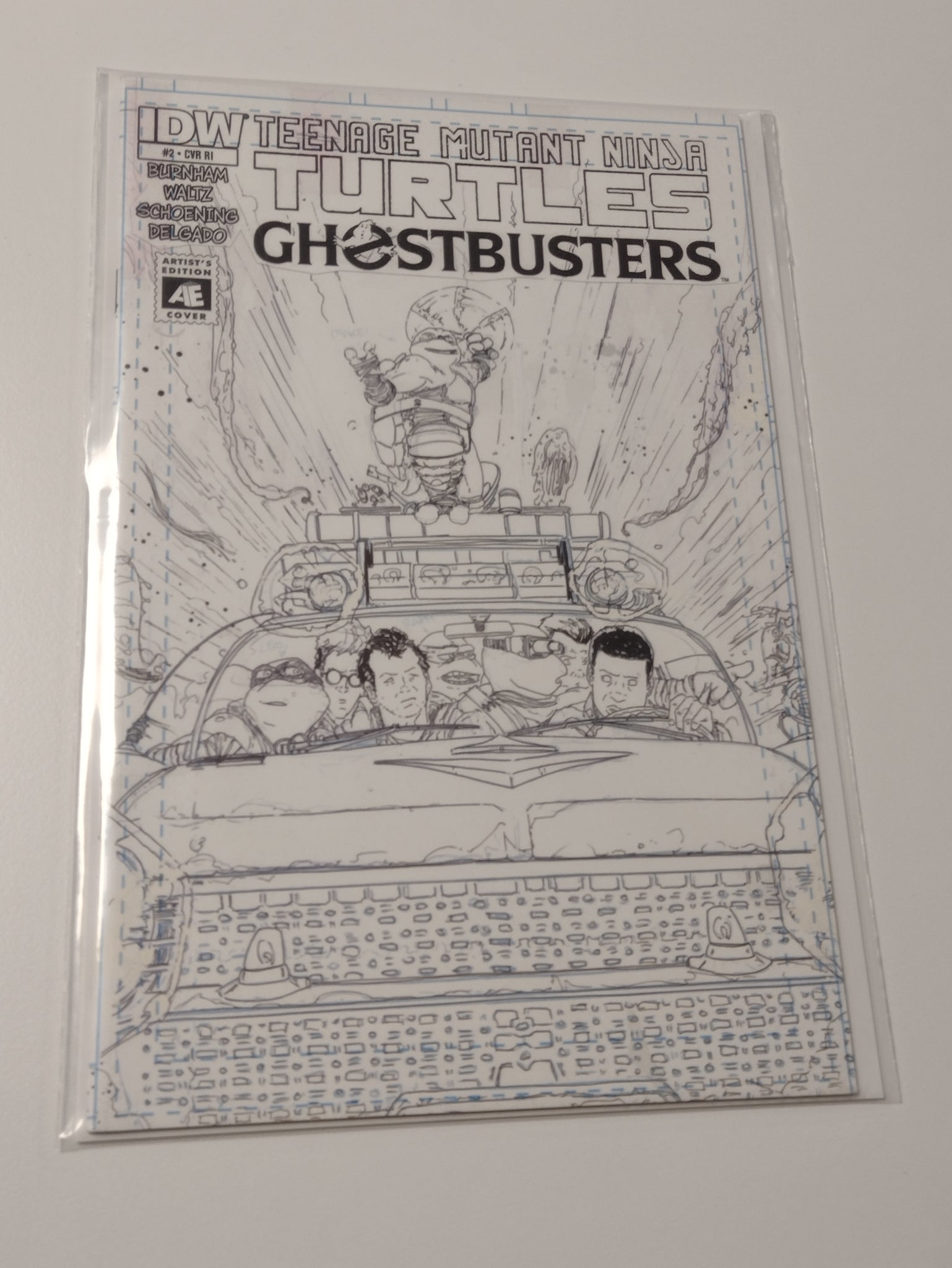 Teenage Mutant Ninja Turtles Ghostbusters #2 NM+ 1/10 RI Variant