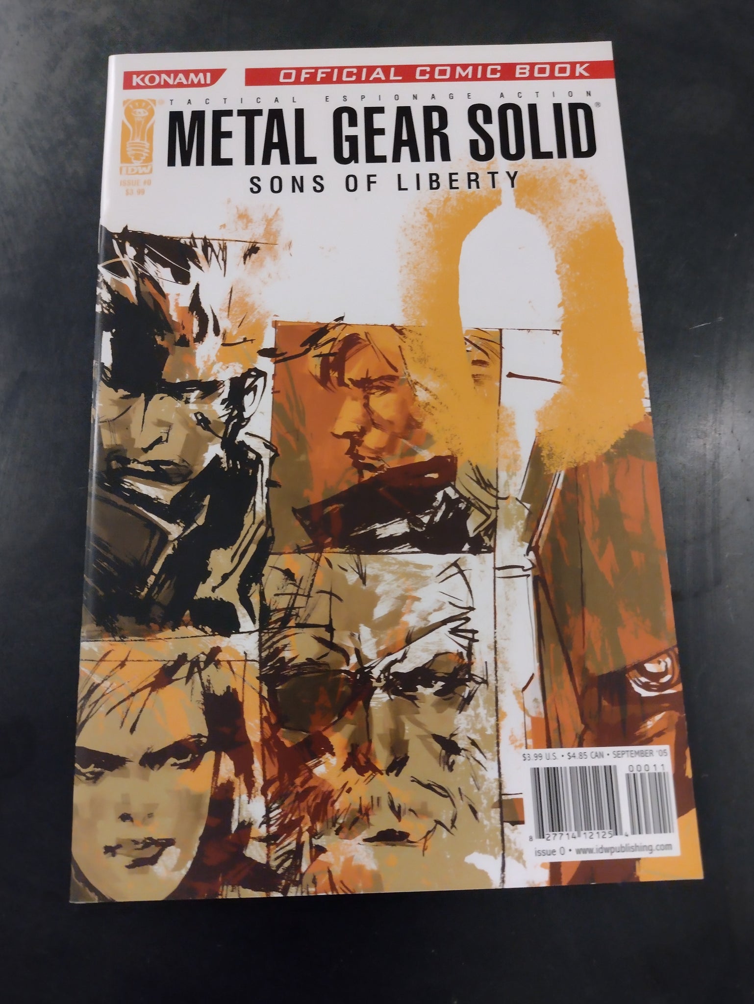 metal gear solid sons of liberty comic Metal Gear Solid Sons of Liberty #0 NM – Rotterdam Comics