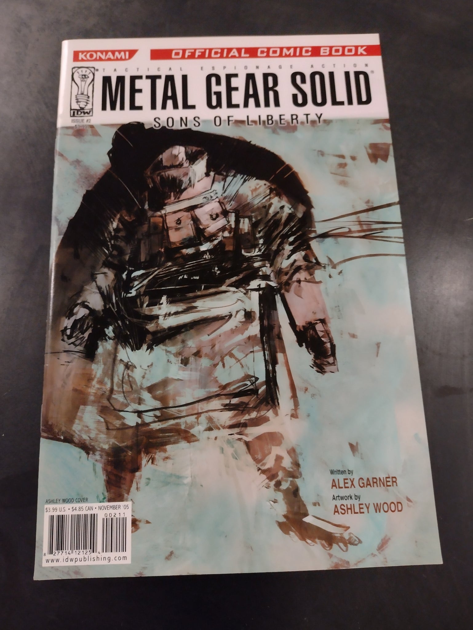 metal gear solid sons of liberty comic Metal Gear Solid Sons of Liberty #2 VF+ – Rotterdam Comics