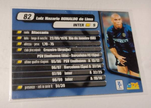 1999-00 DS Planeta Calcio #82 Ronaldo Trading Card
