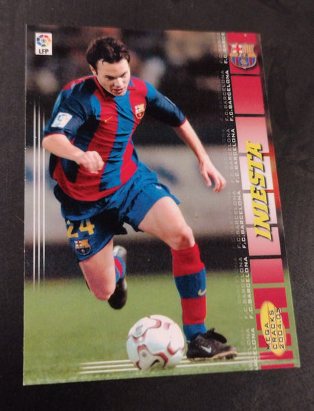 2004-05 Panini Megacracks La Liga Andres Iniesta #67 Rookie Card