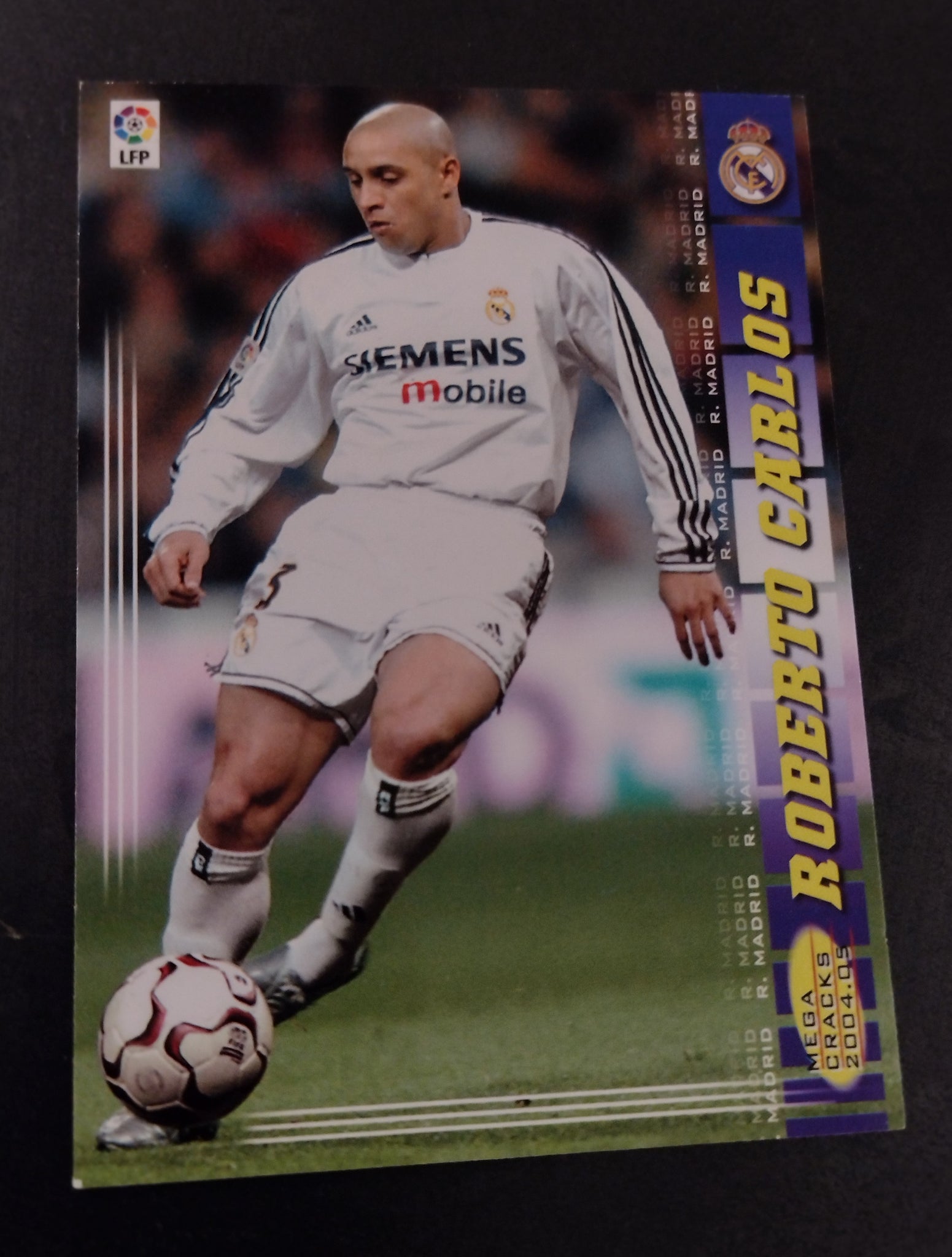 2004-05 Panini Mega Cracks La Liga Roberto Carlos #171 Trading Card