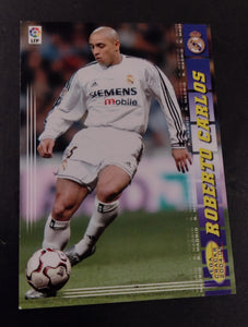 2004-05 Panini Mega Cracks La Liga Roberto Carlos #171 Trading Card