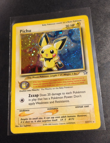 Pokemon Neo Genesis Pichu #12/111 Foil Trading Card