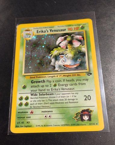 Pokemon Gym Challenge Erika's Venusaur #4/132 Foil Trading Card