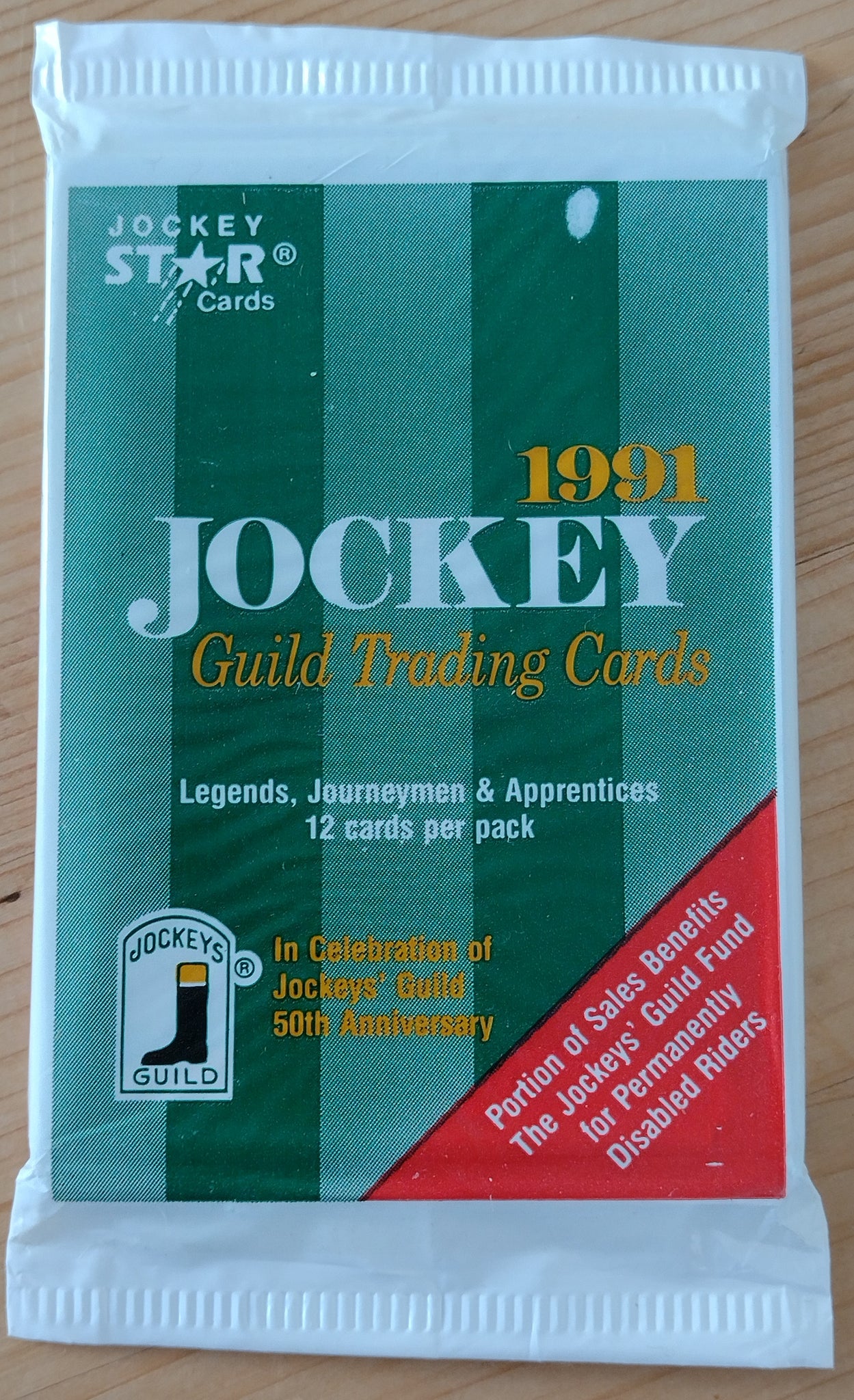 1991 Jockey Guild Trading Card Pack