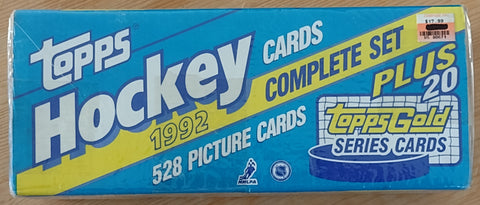 1992 Topps Hockey Trading Card Set Collectors Box