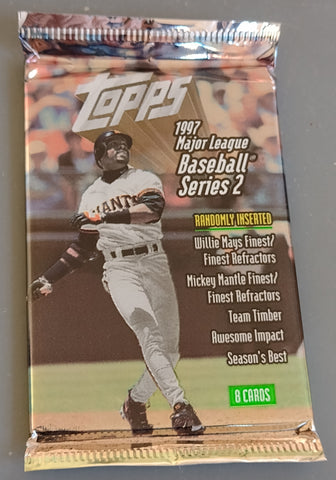 1997 Topps Major League Baseball Series 2 Trading Card Pack