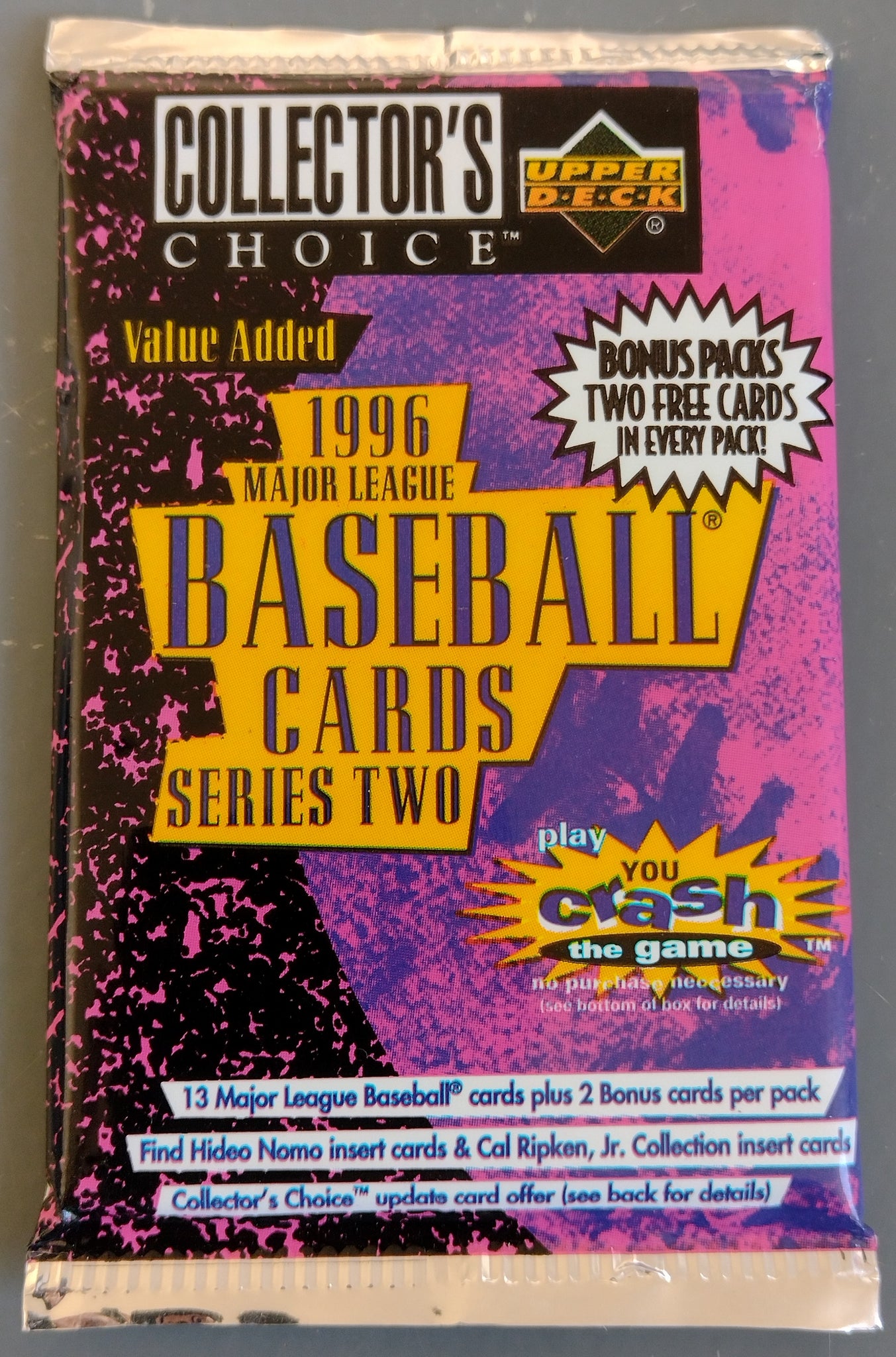 1996 Upper Deck Major League Baseball Collector's Choice Series 2 Trading Card Pack