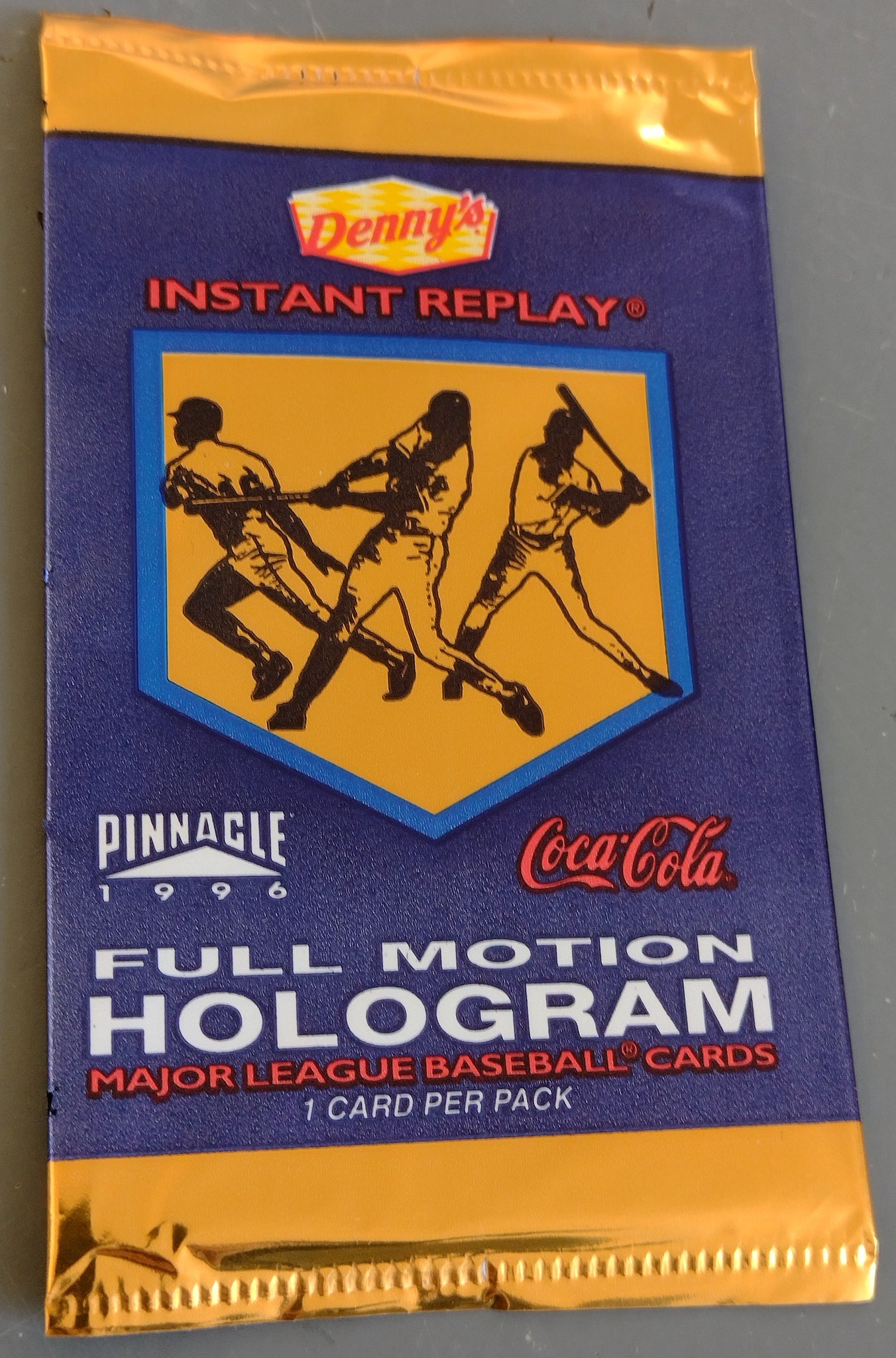 1996 Pinnacle Major League Baseball Full Motion Hologram Trading Card Pack