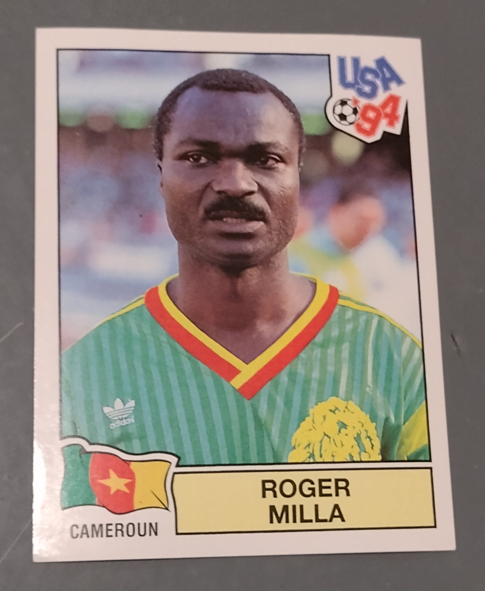 Panini World Cup USA 94 Roger Milla #106 Sticker