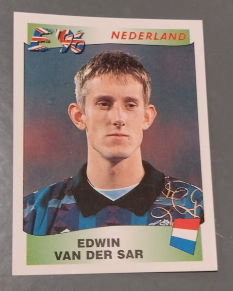 Panini Europe 96 England Edwin van der Sar #77 Rookie Sticker