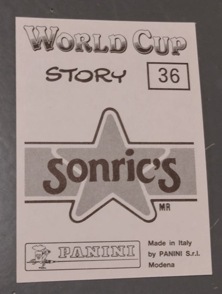 Panini World Cup Story Sonric's #36 Brazil Team Sticker