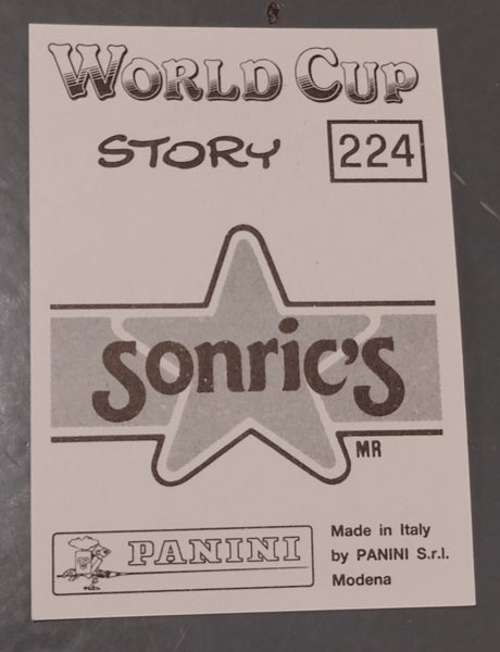 Panini World Cup Story Sonric's Diego Maradona #224 Sticker