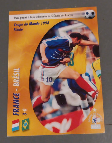 1998 Panini Equipe de France Zinedine Zidane #78 Trading Card