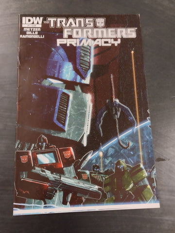 Transformers Primacy #1 VG/FN