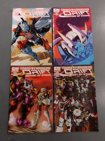 Transformers Drift Empire of Stone #1-4 FN+ Complete Set