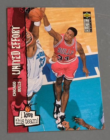 1995-96 Upper Deck Collectors Choice Scottie Pippen #369 Trading Card