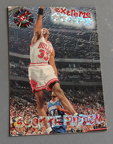 1995-96 Topps Stadium Club Scottie Pippen #104 Trading Card
