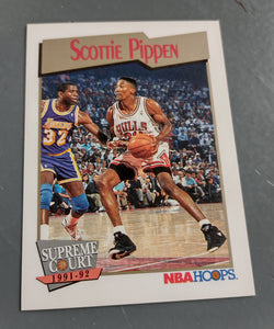 1991-92 NBA Hoops Scottie Pippen #456 Trading Card