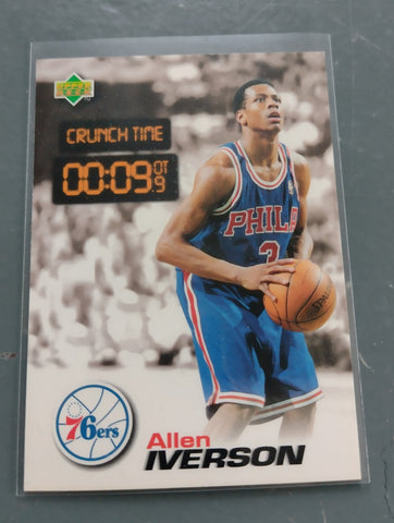 1997 Upper Deck Crunch Time Allen Iverson #33 Trading Card