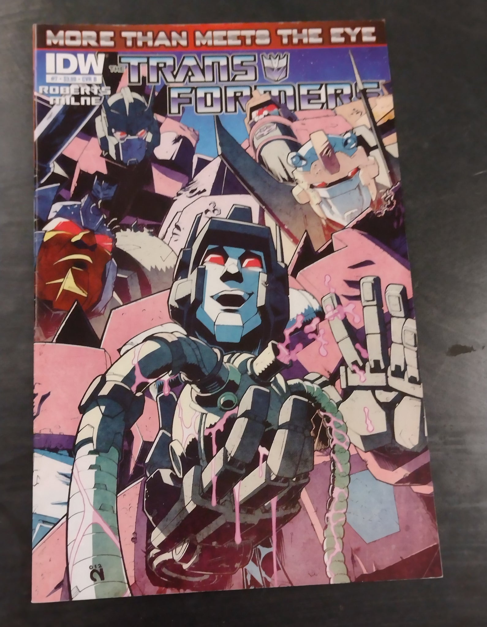 Transformers More than Meets the Eye #7 FN Cover B Variant