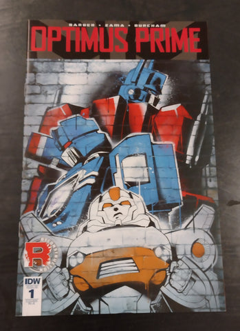 Optimus Prime #1 NM- 1/10 RI Variant Cover