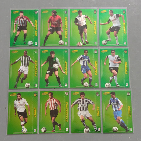 2004-05 Panini Mega Cracks La Liga Mega Estrellas Trading Card Lot (12ct)
