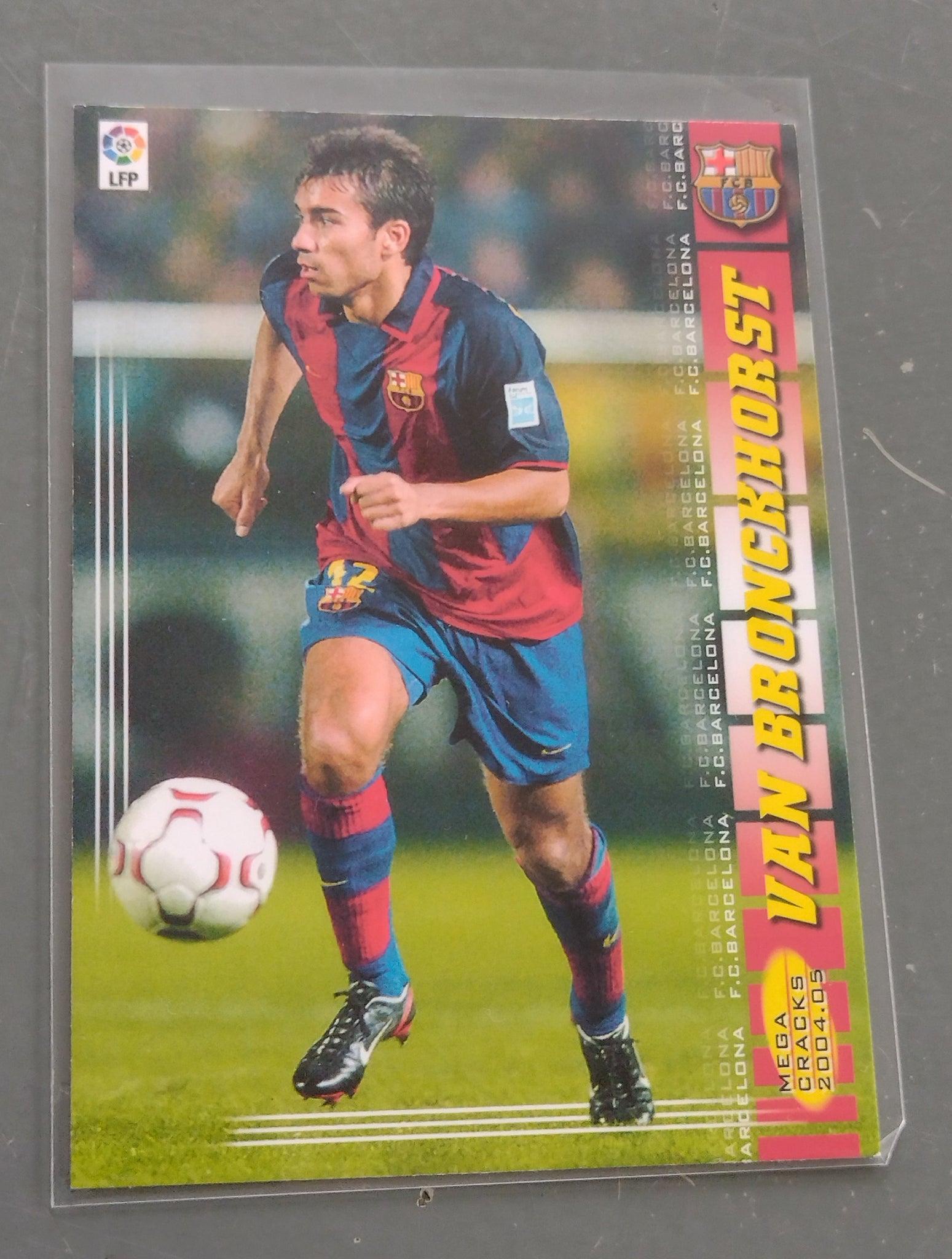 2004-05 Panini Mega Cracks La Liga Giovanni van Bronckhorst #62 Trading Card