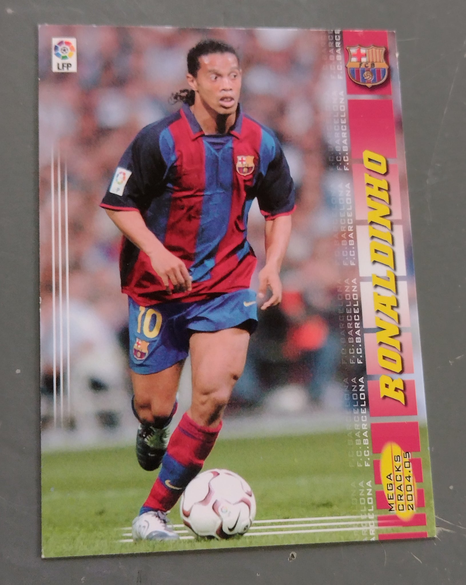 2004-05 Panini Mega Cracks La Liga Ronaldinho #68 Trading Card