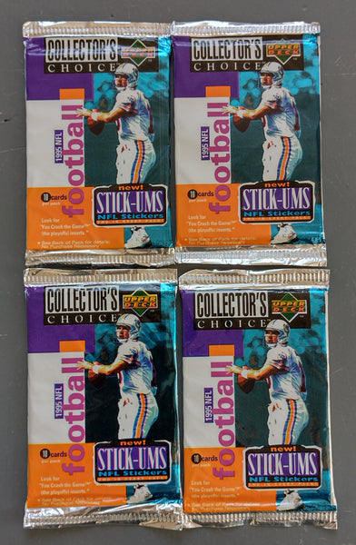 1995 Upper Deck Collectors Choice Football Trading Card Pack