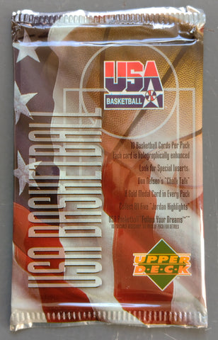 1994 Upper Deck USA Basketball Trading Card Pack