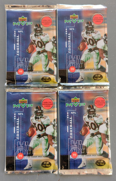 1999 Upper Deck MVP Football Trading Card Pack