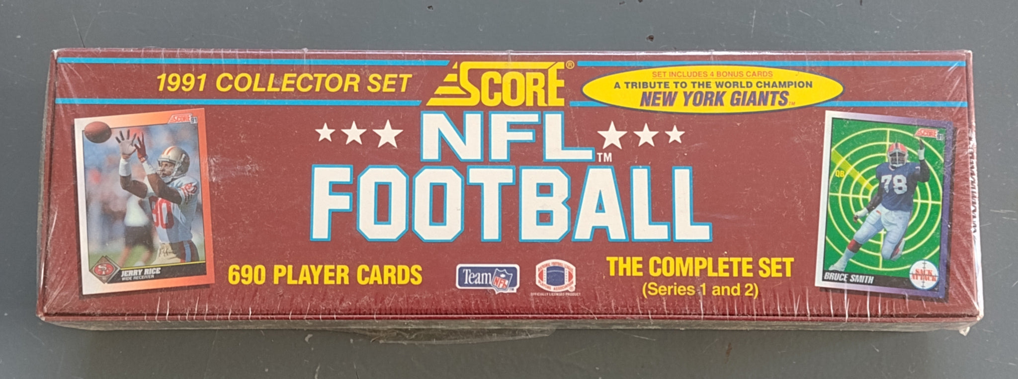 1991 Score NFL Football Trading Card Set Collectors Box