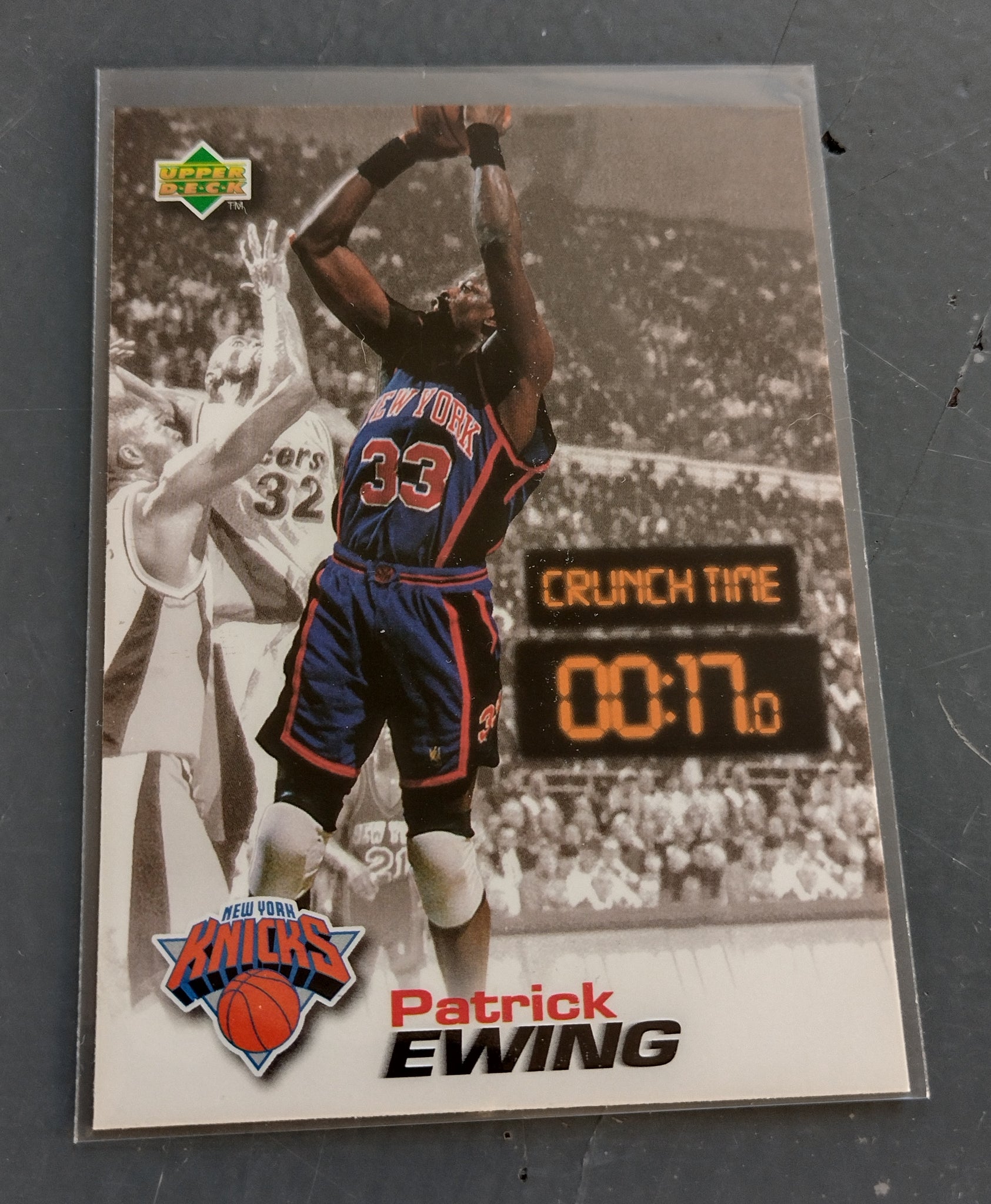 1997 Upper Deck Crunch Time Patrick Ewing #21 Trading Card