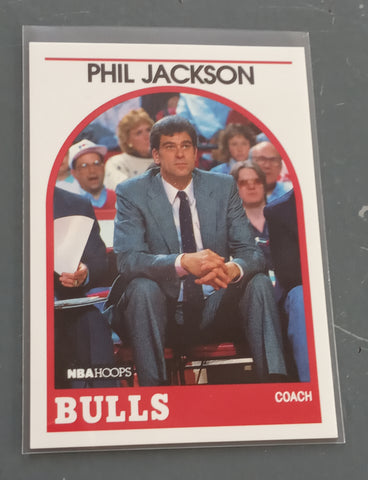 1989-90 NBA Hoops Phil Jackson #266 Trading Card