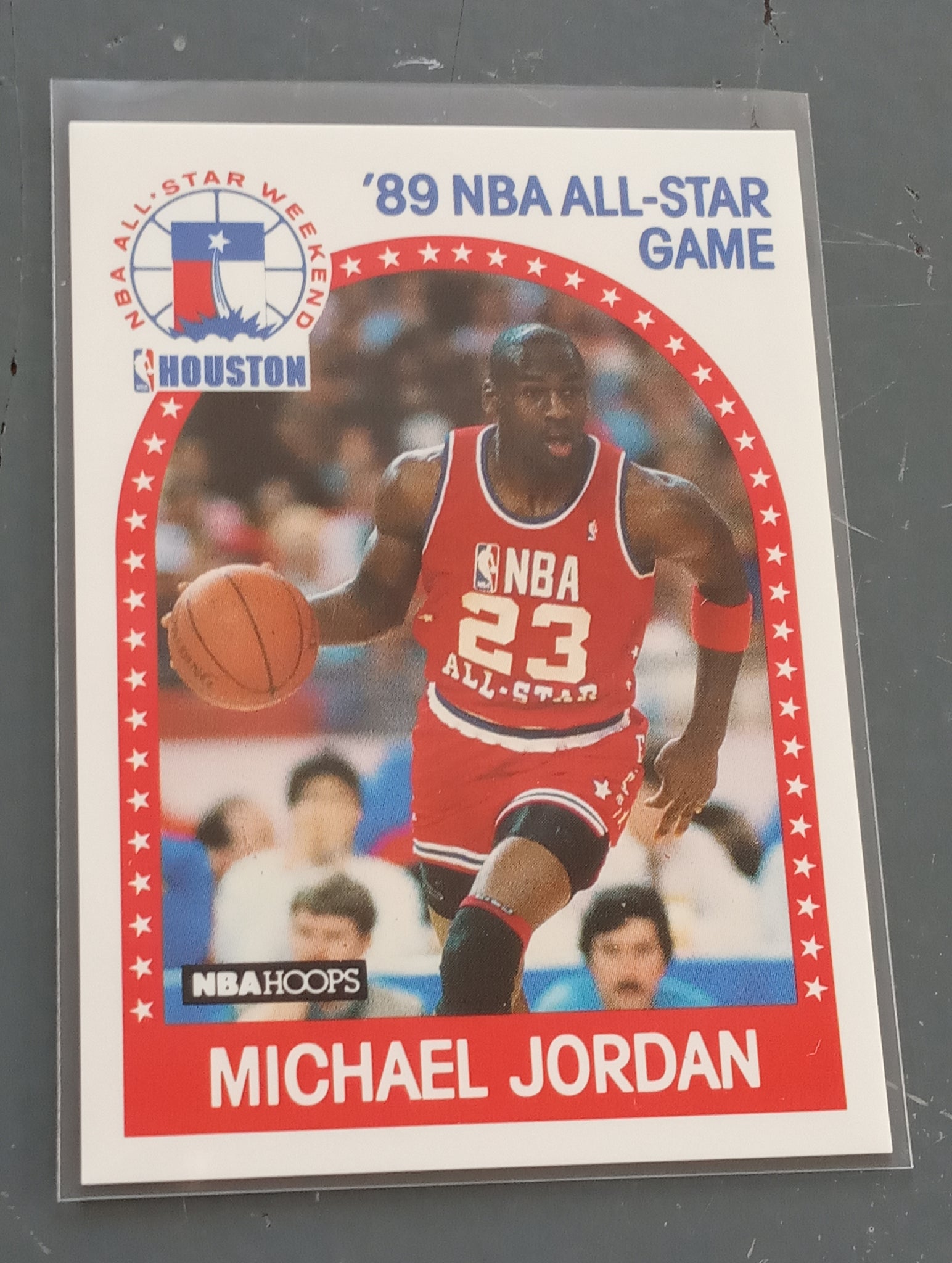 1989-90 NBA Hoops Michael Jordan All-Star Game #21 Trading Card
