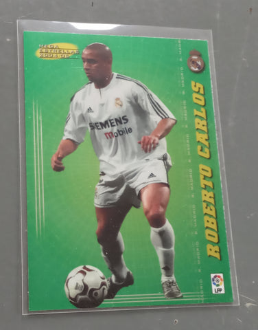 2004-05 Panini Mega Cracks La Liga Roberto Carlos #370 Trading Card