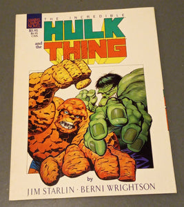 Incredible Hulk The Thing The Big Chance Graphic Novel VF/NM