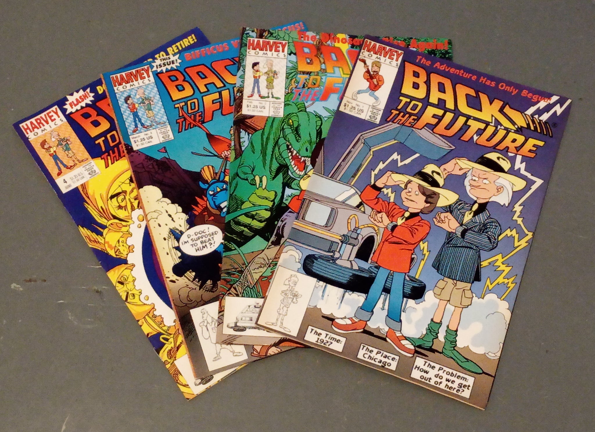 Back to the Future #1-4 VF/NM Complete Set