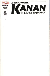 Star Wars Kanan the Last Padawan #1 NM Blank Variant Cover