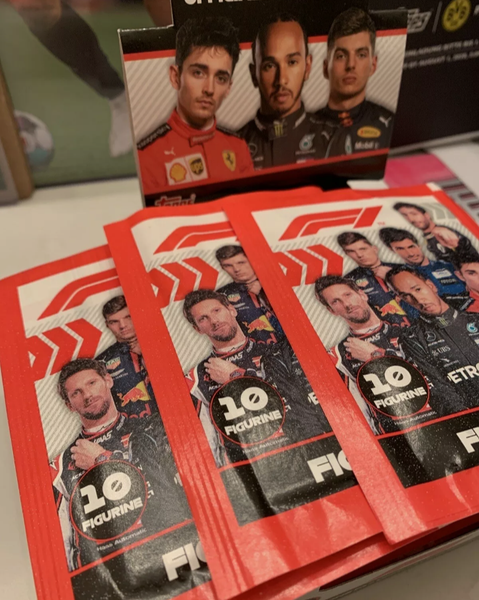 2020-21 Topps F1 Formula One Stickers Box (30ct)