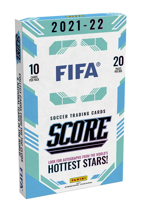 2021-22 Panini Score FIFA Soccer Retail Box