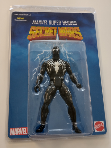 Marvel Super Heroes Secret Wars JUMBO 12" Spider-Man (Black Costume) Figure