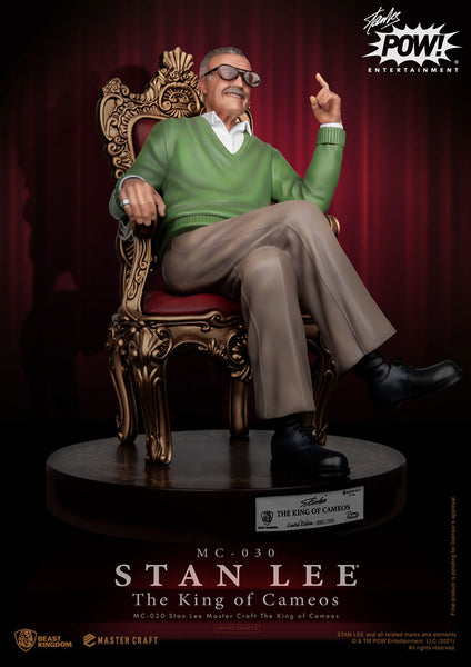 Stan Lee King of Cameos Sideshow Statue